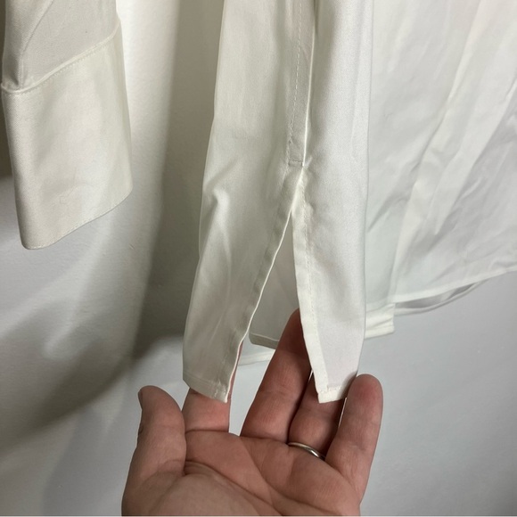 Chico’s no-iron white button down shirt women’s size 1 professional business - Picture 7 of 7